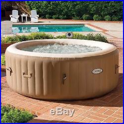 Portable Hot Tubs Intex Spa Springs Bubble Massage Jets Inflatable With Cover