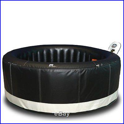 Portable Inflatable Hot Tub Camaro by MSpa, 4 Person Round Bubble Spa in Box