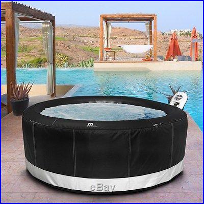 Portable Inflatable Hot Tub Camaro by MSpa, 4 Person Round Bubble Spa in Box NEW