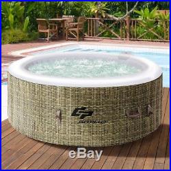 Portable Inflatable Hot Tub Outdoor or Indoor Jacuzzi Jets Bubble Massage SpaNEW