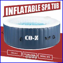 Portable Inflatable Spa Tub w 120 Jets Ideal for Sauna Therapeutic Baths & More