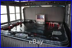 REDUCED Cal Spa 6 seater With TV and DVD Radio Speaker System (New Pump Motor)