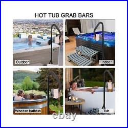 REGMICS Hot Tub Handrail Enhanced 660LBS Capacity Spa Side Handrail, Spa Sa