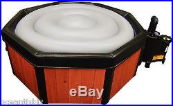 Real Wood Spa-N-A-Box Cypress, 110v Portable Hot Tub with Turbowave, EZ Setup