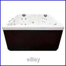 Relaxing Hudson Bay Spas 6-Person 19-Jet Spa with Stainless Jets 110V GFCI Cord