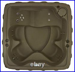 SHIPS END OCT 5-PERSON HOT TUB 29 JETS PLUG & PLAY MODEL OZONE Brown