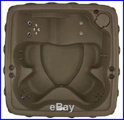 S A L E 5 PERSON HOT TUB w LOUNGER- 29 JETS-OZONE SYSTEM BROWNSTONE