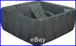 S A L E 5 PERSON HOT TUB w LOUNGER- 29 JETS-OZONE SYSTEM GREYSTONE