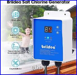 Salt Chlorine Generator, Briidea Chlorine Generator with USA Titanium Salt Cell
