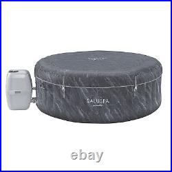 SaluSpa Boracay AirJet Round Inflatable Spa with App Control, Gray (Open Box)