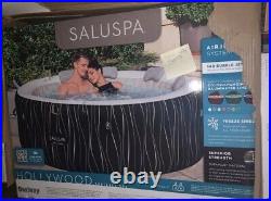 SaluSpa Hollywood AirJet Inflatable HotTub Spa with ColorChanging LED Lights 4-6