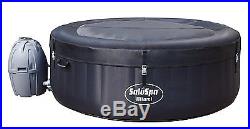 SaluSpa Miami AirJet Inflatable Hot Tub (4-Person) Lay-Z Massage System New