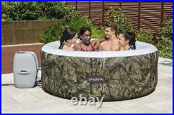 SaluSpa Mossy Oak Inflatable Hot Tub 2-4 Person Outdoor Spa