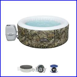 SaluSpa Mossy Oak Inflatable Hot Tub 2-4 Person Outdoor Spa