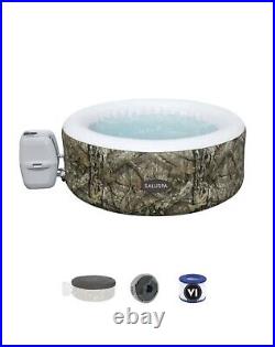 SaluSpa Mossy Oak Inflatable Hot Tub 2-4 Person Outdoor Spa. NEW