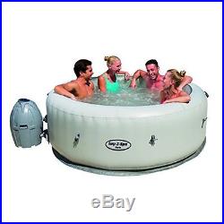 SaluSpa Paris AirJet Inflatable Hot Tub with LED Light Show massage relax spas NEW