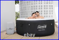 Saluspa Airjet 2 to 4 Person Inflatable Hot Tub round Portable Outdoor Spa with