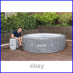 Saluspa Sicily Inflatable Airjet Hot Tub, Fits up to 7 People, Gray (For Parts)