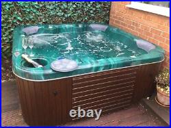 Sappfire hot tub Juccuzi green, 2m/2m /80 cm high