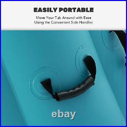 Secondhand Portable HotTub w Bubble Jets Auto Pump 4 Person 6' Inflatable HotTub