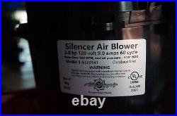 Silencer outdoor SPA blowers U. L. LISTED