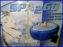 Spa2Go 4 Person Round Portable Inflatable Hot Tub Spa Jacuzzi STG-1 New in box