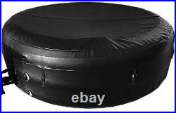 Spa2Go, EZ Spa Replacement Inflatable Tub or Wading Pool with Black Vinyl, Plugs