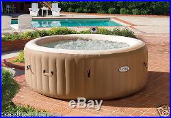 Spa 4-Person Inflatable Portable Heated Bubble Hot Tub Intex Pure