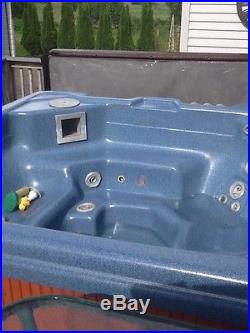 Spa 6 person by Keys Therapeutic Spa backyard all weather 2005
