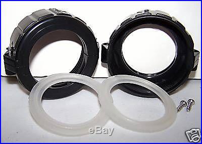 Spa Hot Tub 2 Heater Housing Replacement Split Nut Unions & O-Ring Gaskets Pair