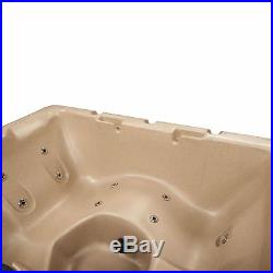 Spa Hot Tub Equipped with a cozy lounger, 15 stainless steel jets Seats 3