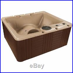 Spa Hot Tub Equipped with a cozy lounger, 15 stainless steel jets Seats 3