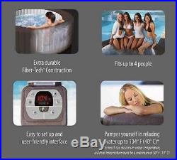 Spa Hot Tub Inflatable Portable 4 Person Bubble Intex Heated Massage Jacuzzi