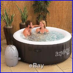 Spa Inflatable Hot Tub Jacuzzi Portable 4 Person Bubble Massage Jets Pool Heated