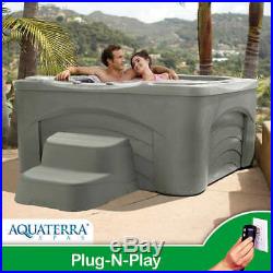 Spa Lounge Backyard 4 Person 17 Jet Hydrotherapy Plug-n-play Aquaterra Spas