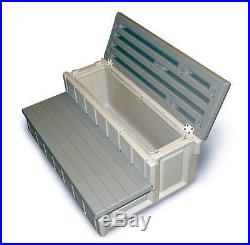 Spa Step Large Hot Tub Stairs Storage Compartment Weatherproof Pool Accessories