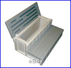 Spa Step Large Hot Tub Stairs Storage Compartment Weatherproof Pool Accessories