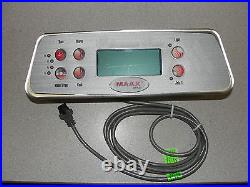 Spa control / coleman / maax spa topside control 103741 with 6 button overlay