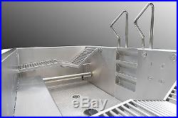 Stainless Steel Jacuzzi Whirpool Hot Tub With Hydro-massage