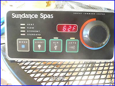 Sundance Spas Sentry Command Center 600 Spa Controller Heater Control Panel