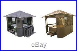 The Cover Guy Synthetic Gazebo and Bar with stools 10'x10