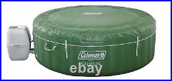 The SaluSpa 6 Person Round Portable Inflatable Outdoor Hot Tub Spa, Green