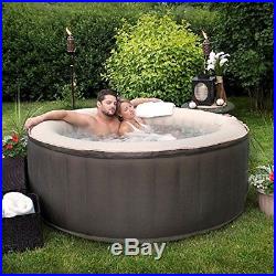 Therapurespa EST5868 4-Person Inflatable Portable Hot Tub with Storage Bag