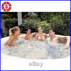 Tub JACUZZI SPA 6-Person Heated Bubble Hot Portable MASSAGE Inflatable Cover New