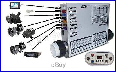 United Spas Complete Spa Control System CB C5 T7 Pack 120/240V Heater & Topside