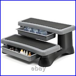 Universal 23/34 Spa Step Patio Hot Tub 2-Step With 2 Hidden Storage Compartments