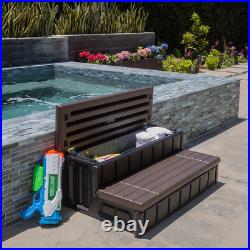 Universal 2 Slip-Resistant Spa & Hot Tub Step Outdoor Indoor Compartment Spa Ste