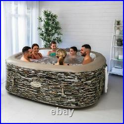 Used CleverSpa Sorrento 6 Person Inflatable Hot Tub -UNTESTED RETURN