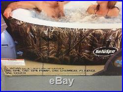 Used Realtree Max-5 Camo Inflatable Portable Hot Tub 2-4 Person