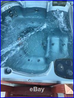 Used hot tub. Always well-maintained, hardly ever used. New Jets, Slightly used